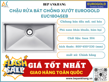 Chậu rửa bát chống xướt Eurogold EUC18045EB